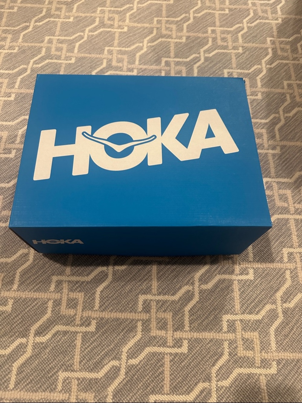 Hoka One One M Gaviota 5 Blue Shoe Box Label